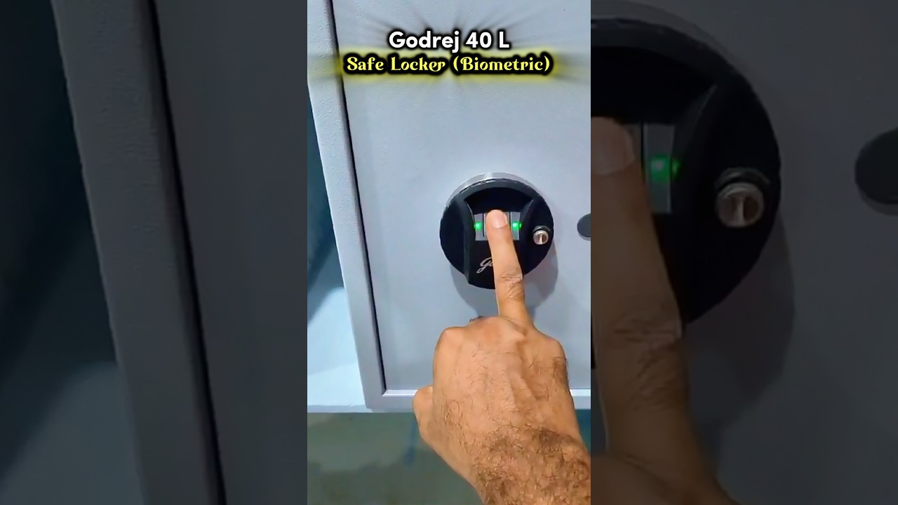 Godrej 40 L Safe Locker (Biometric) for home & Office uses || Best in safety & Security #locker