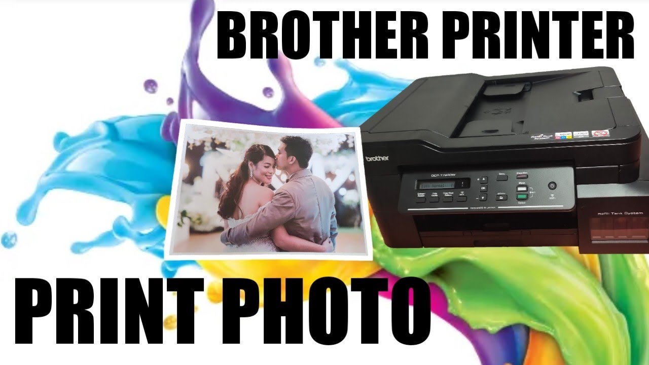 HOW TO PRINT USING PHOTO PAPER || BROTHER PRINTER DCP-T720DW