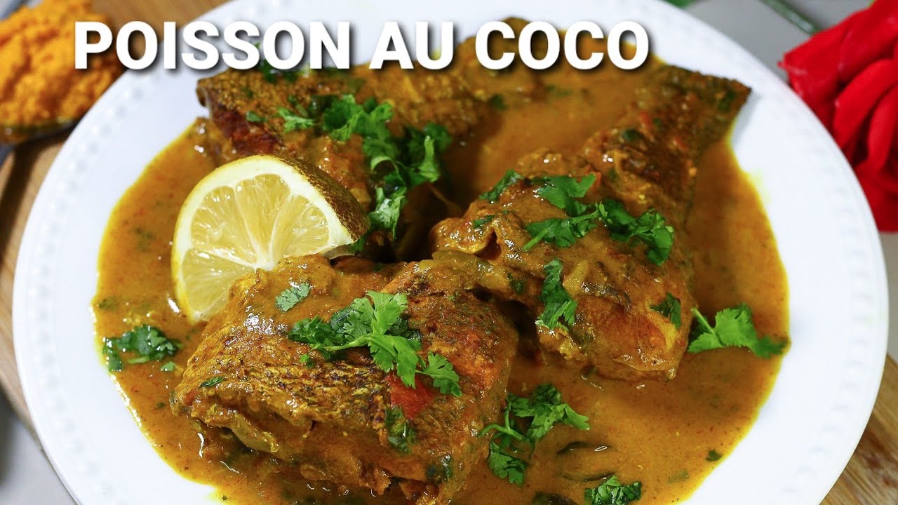 POISSON AU LAIT DE COCO / curry de poisson au coco