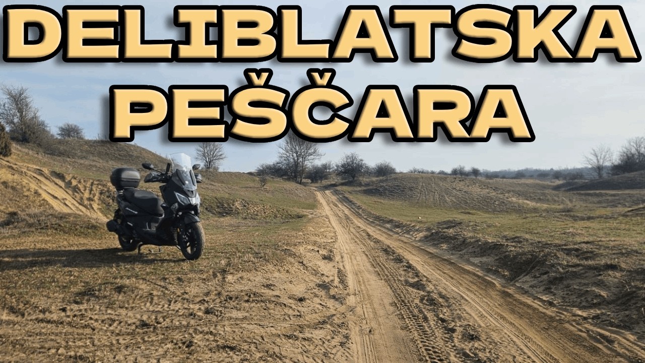 Skuterom od Beograda do Deliblatske peščare | Prva vožnja po pesku | Sym Joyride 300