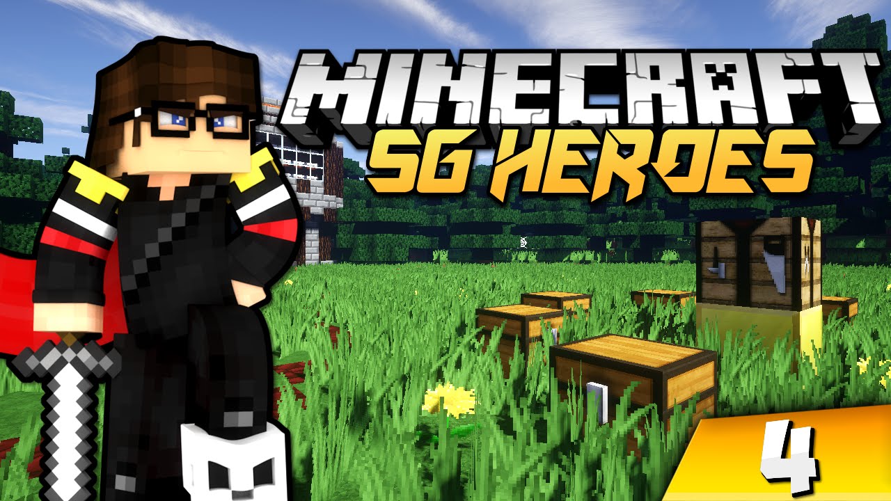 Minecraft SG Heroes #4: Katnissed Into Cobweb?!