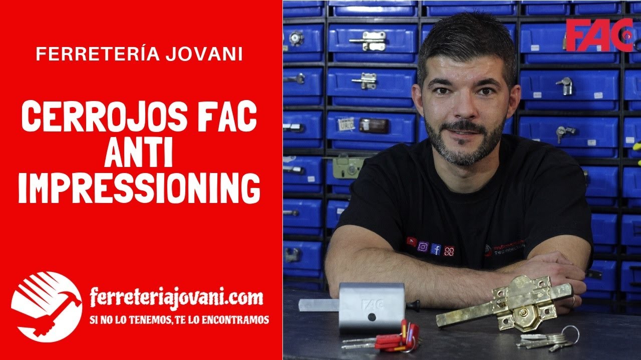 Cerrojo FAC 946 RP/80 UVE y FAC 546 RP/80 RK | Antibumping y ANTI IMPRESIONING