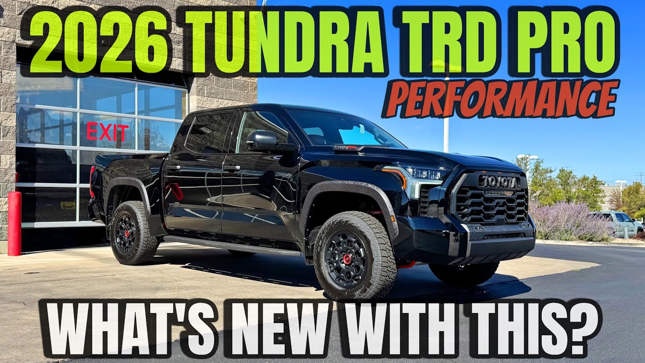 Toyota Tundra TRD Pro Performance 2026 года + красный салон: оцените улучшения производительности!