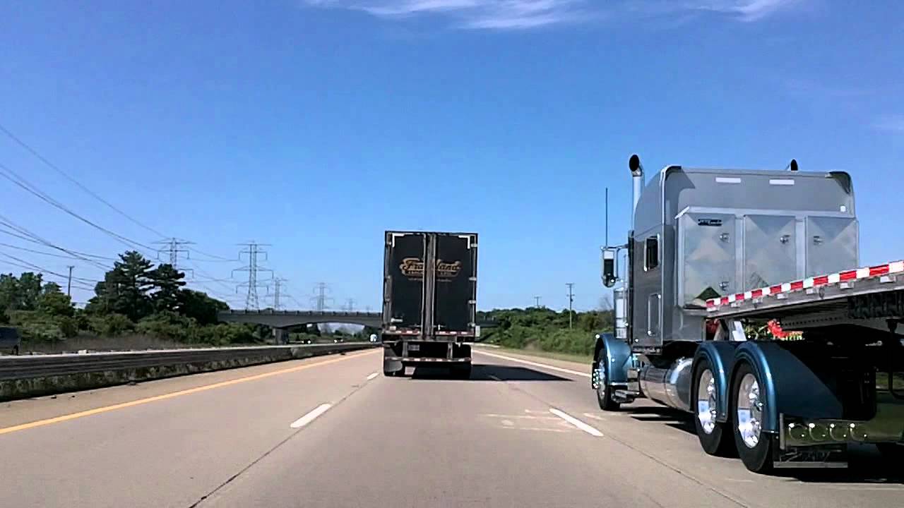 Detroit, Michigan, M-10 & I-75 Southbound to Ohio Time Lapse Drive
