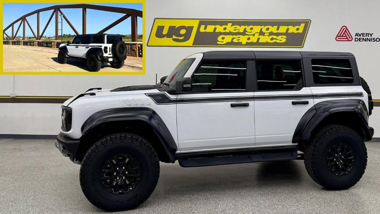 How To Install Your Bronco Raptor Retro Hockey Stripe Kit | From Underground Graphics