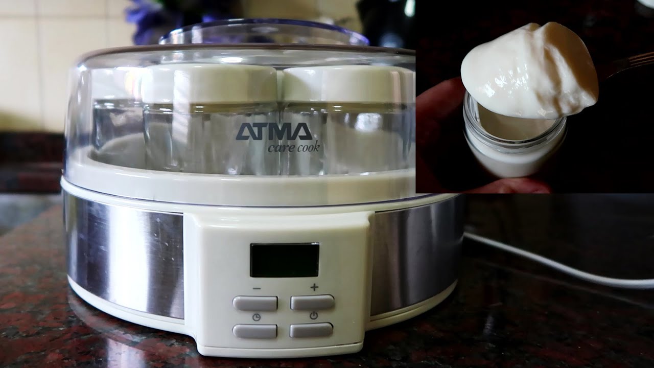 CÓMO HACER YOGURT FIRME CON LA YOGURTERA ATMA! 🥛 | Serch Geek