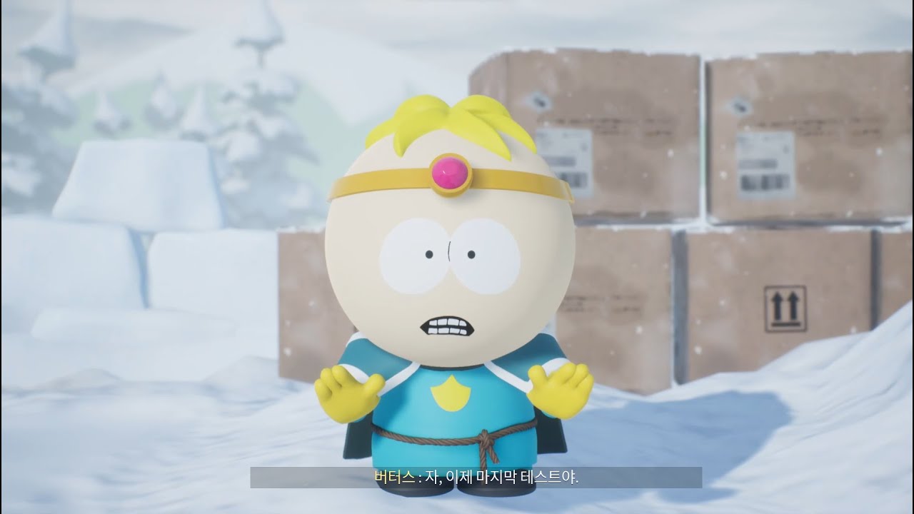 사우스파크 : 스노우데이 초반 장면