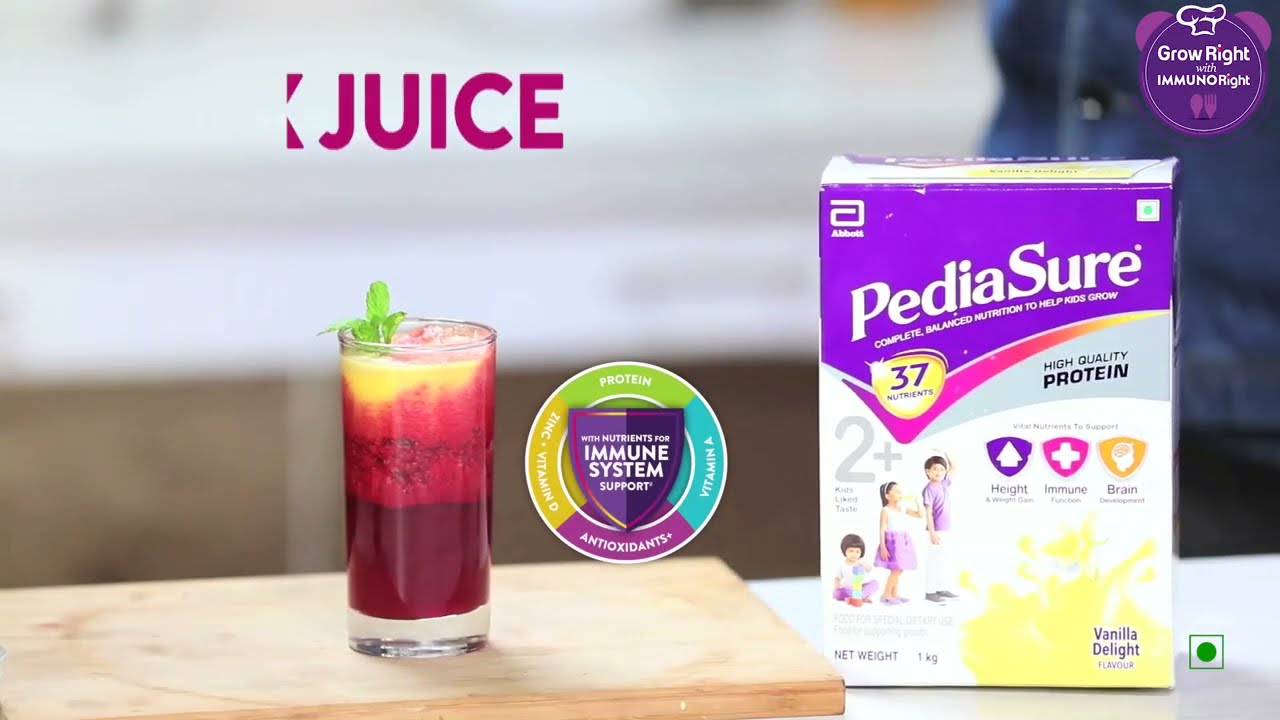 PediaSure - Grow Right Immuno Recipe - Snack Time - BeetRoot Mix Juice