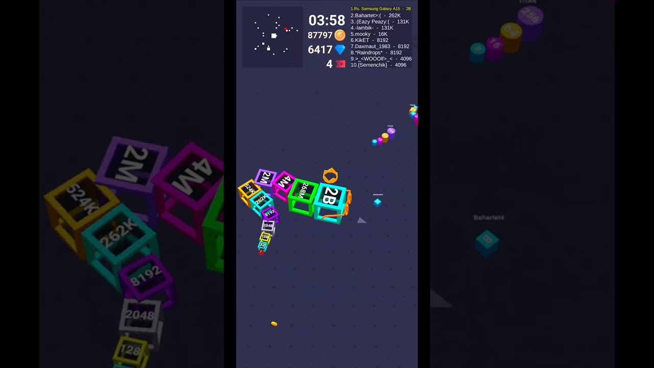 😱🔥 Top Score | 2 B. BILLION, Part 04 - in Cube Arena 2048, Rasel Khan Etcetera gaming channel 😱🔥