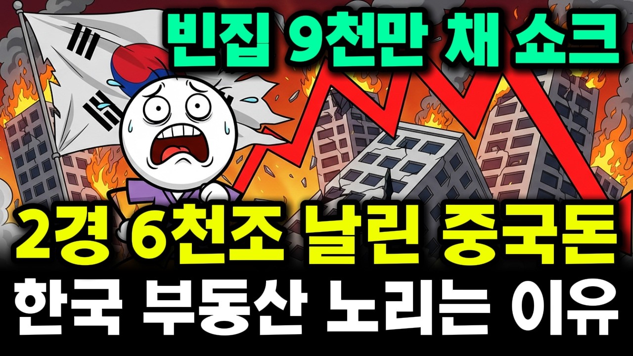 “빈집 9천만 채, 자산 2경 6천조 증발… 중국 부동산 붕괴가 한국 집값에 던진 경고”