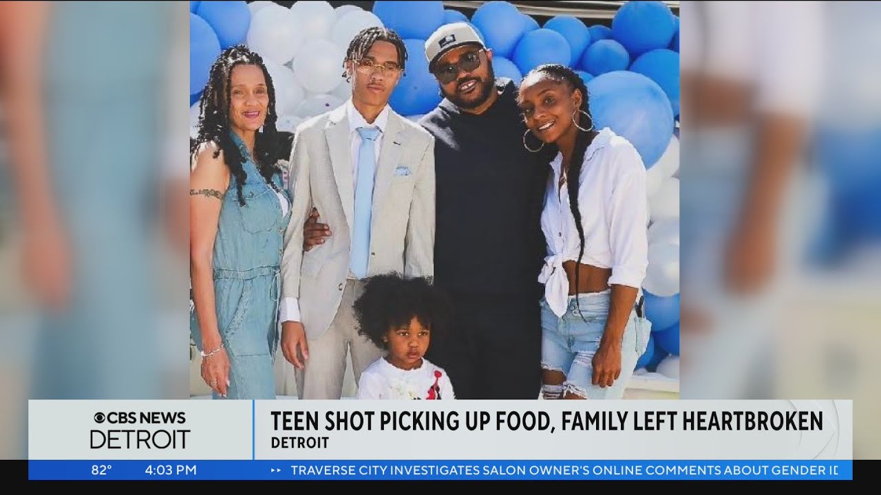 Family searching for answers after teen shot and killed while picking up food in Detroit