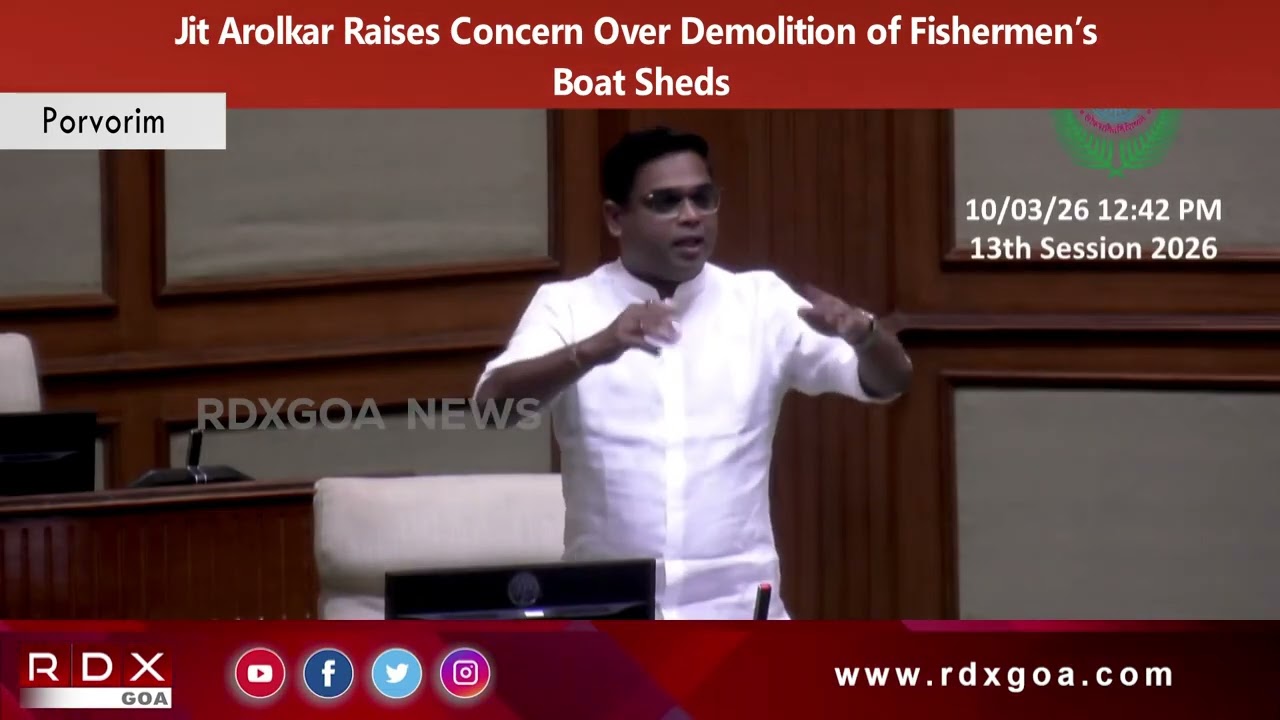 Jit Arolkar Raises Concern Over Demolition of Fishermen’s Boat Sheds