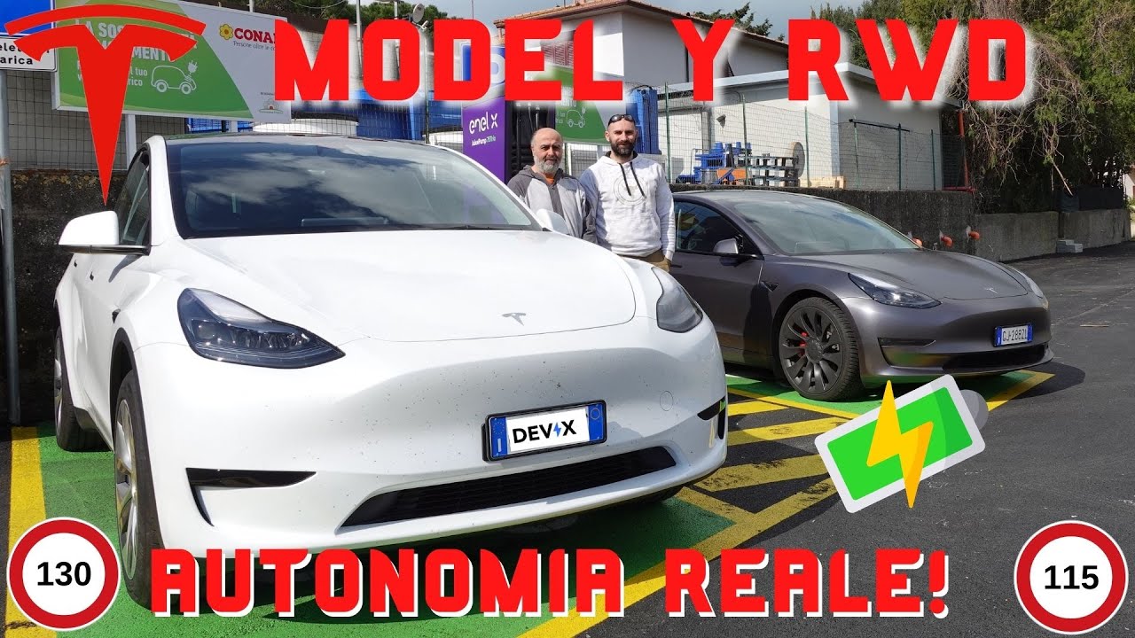 Autonomia reale in autostrada⚡️Tesla Model Y RWD