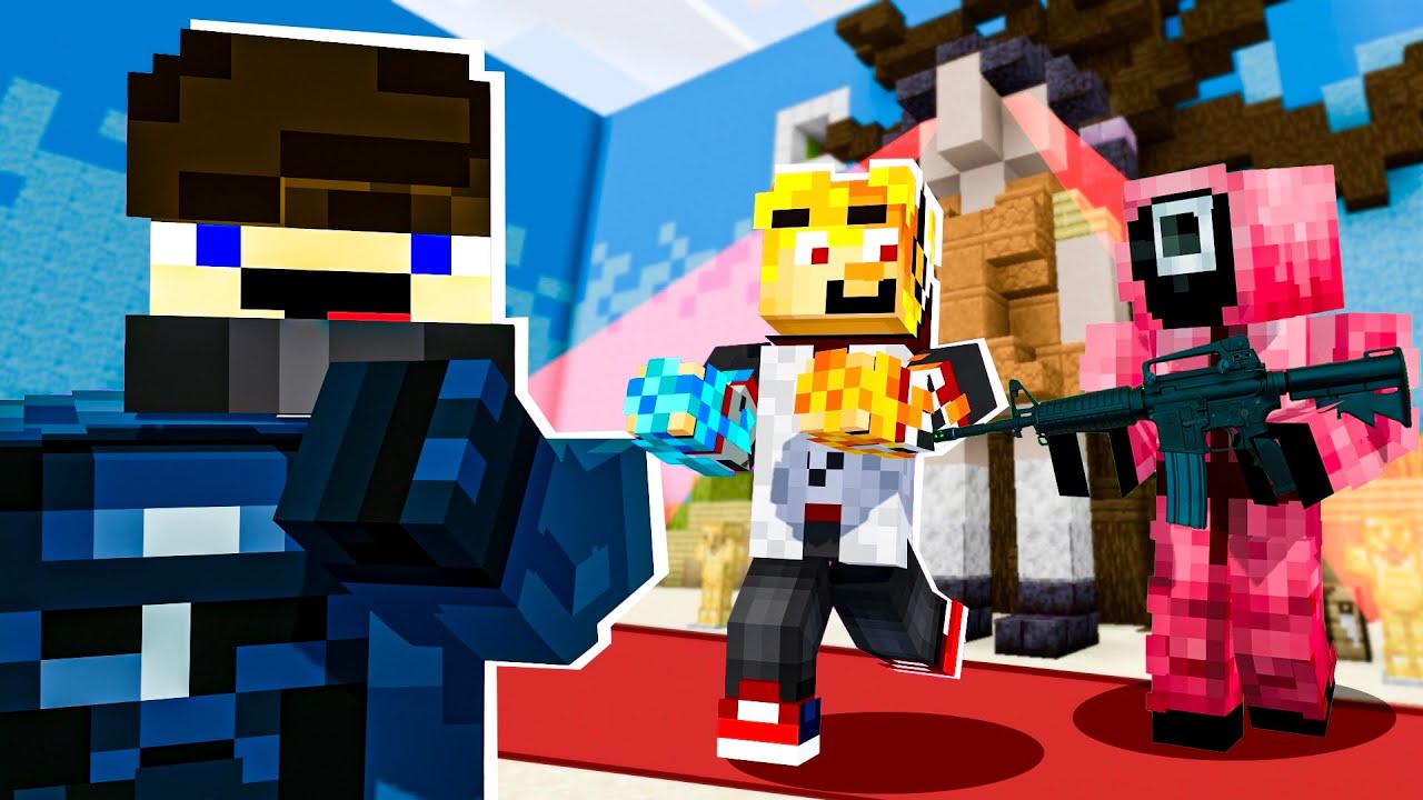 Zavřel jsem Kamaráda do SQUID GAME v Minecraftu..