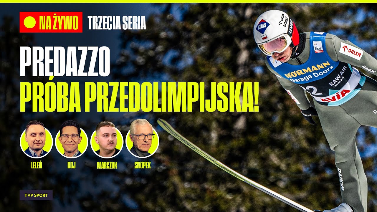 TRZECIA SERIA LIVE: PREDAZZO &ndash; PR&Oacute;BA PRZEDOLIMPIJSKA! LELEŃ, ROJ, MARCZUK, SNOPEK