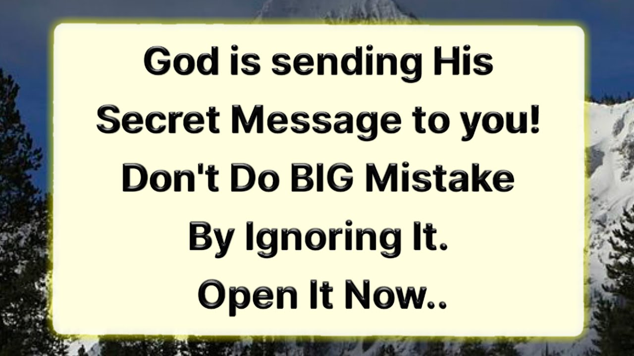 💌God is sending His Secret Message to you! Don't Do BIG Mistake By Ignoring...!! @God Miracles 11:11