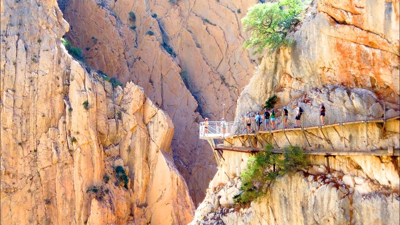 Gewaltige Schlucht in Spanien! 😱 Caminito del Rey Schlucht-Wanderung