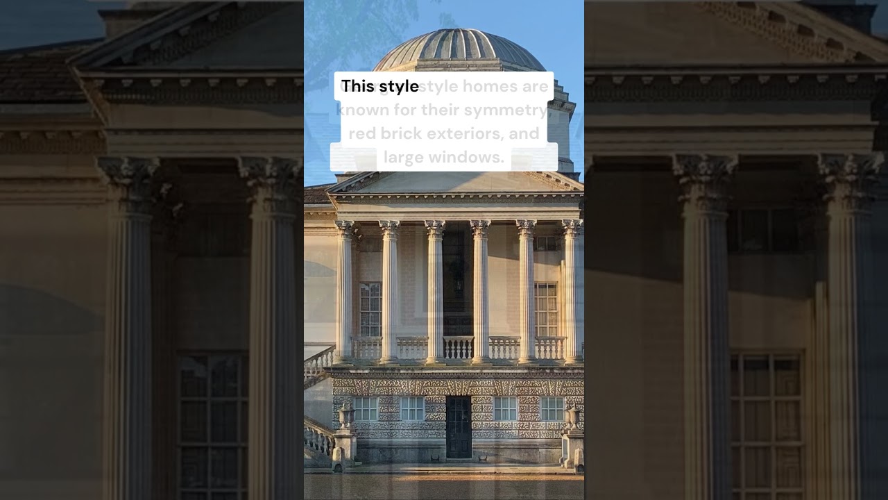 Georgian Style Architecture A Look at Its History and Characteristics #isellnorwich