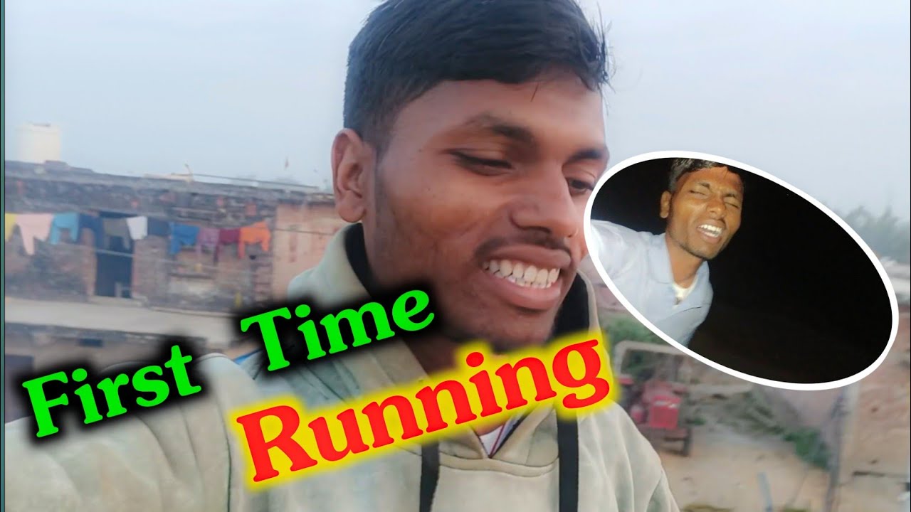 First Time Morning Me Running Karne 🥰
