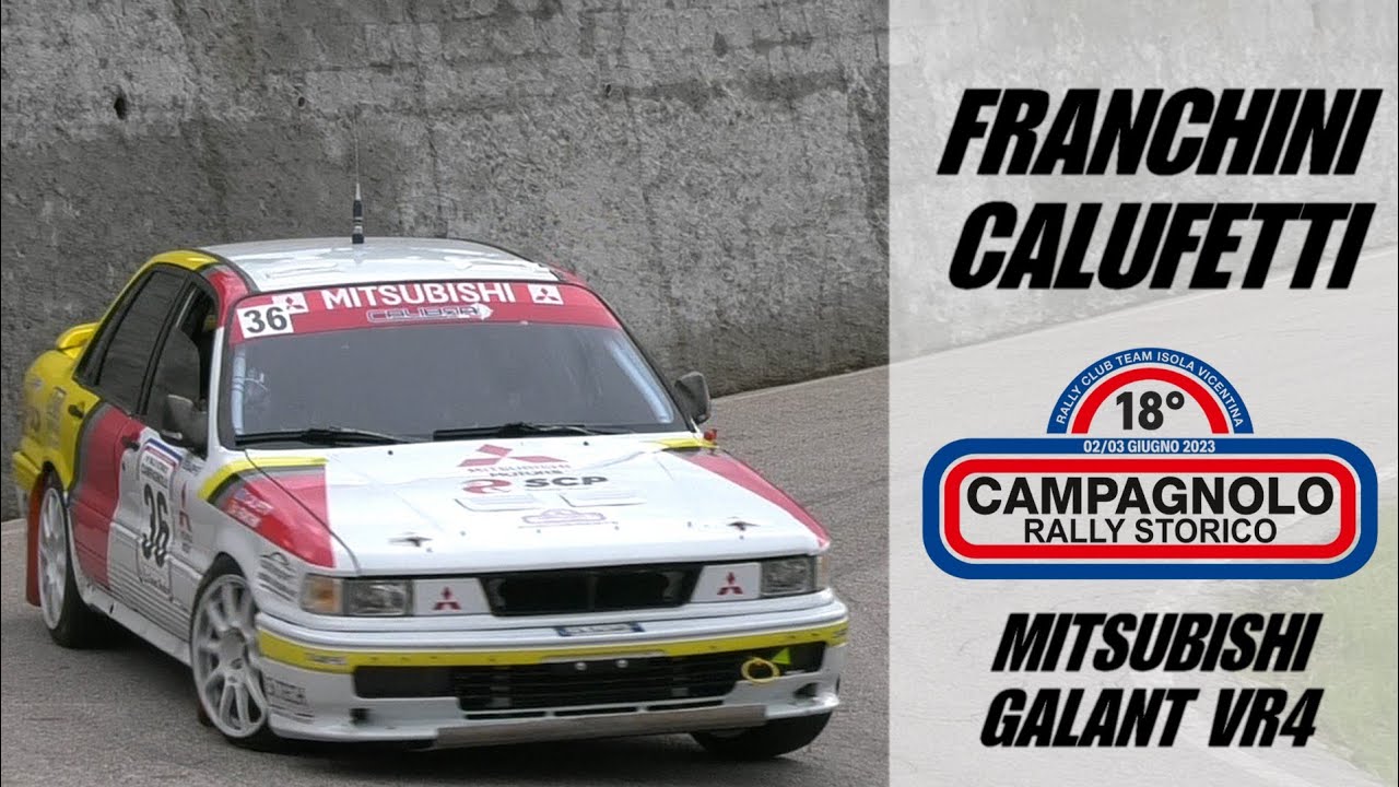 Rally Campagnolo 2023 || Andrea Franchini-Tiziano Calufetti || Mitsubishi Galant Vr4