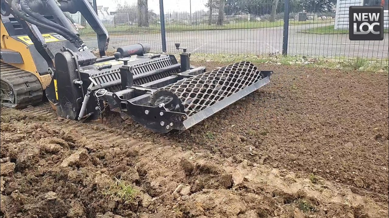 Enfouisseur de pierres avec porte-outils | NEWLOC