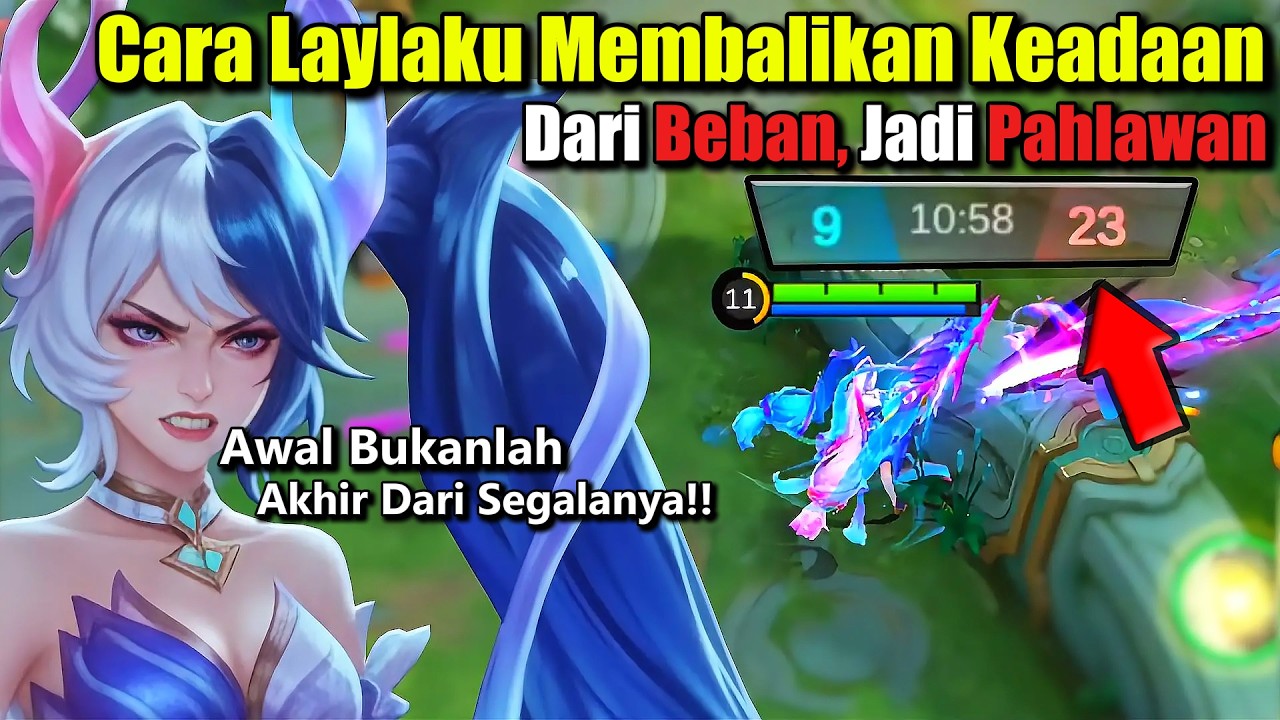 Hampir Kalah!! untungnya ada layla yang sabar menyelamatkan teamnya dari kekalahan