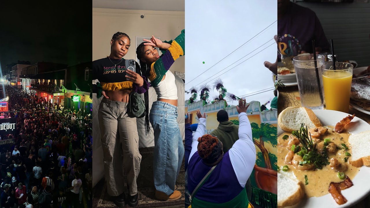 MARDI GRAS VLOG: parades, brunch, appointments, bourbon st etc …