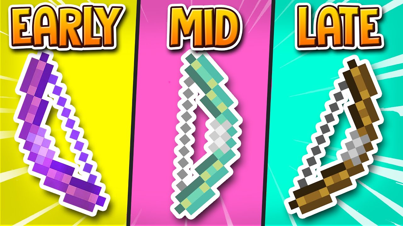 HYPIXEL SKYBLOCK | The BEST Bows for EARLY/MID/LATE game!