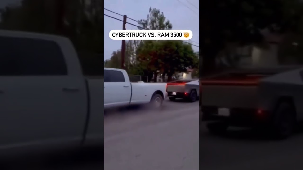 Cybertruck vs Ram 3500 🔥#trucks #carculture #cybertruck