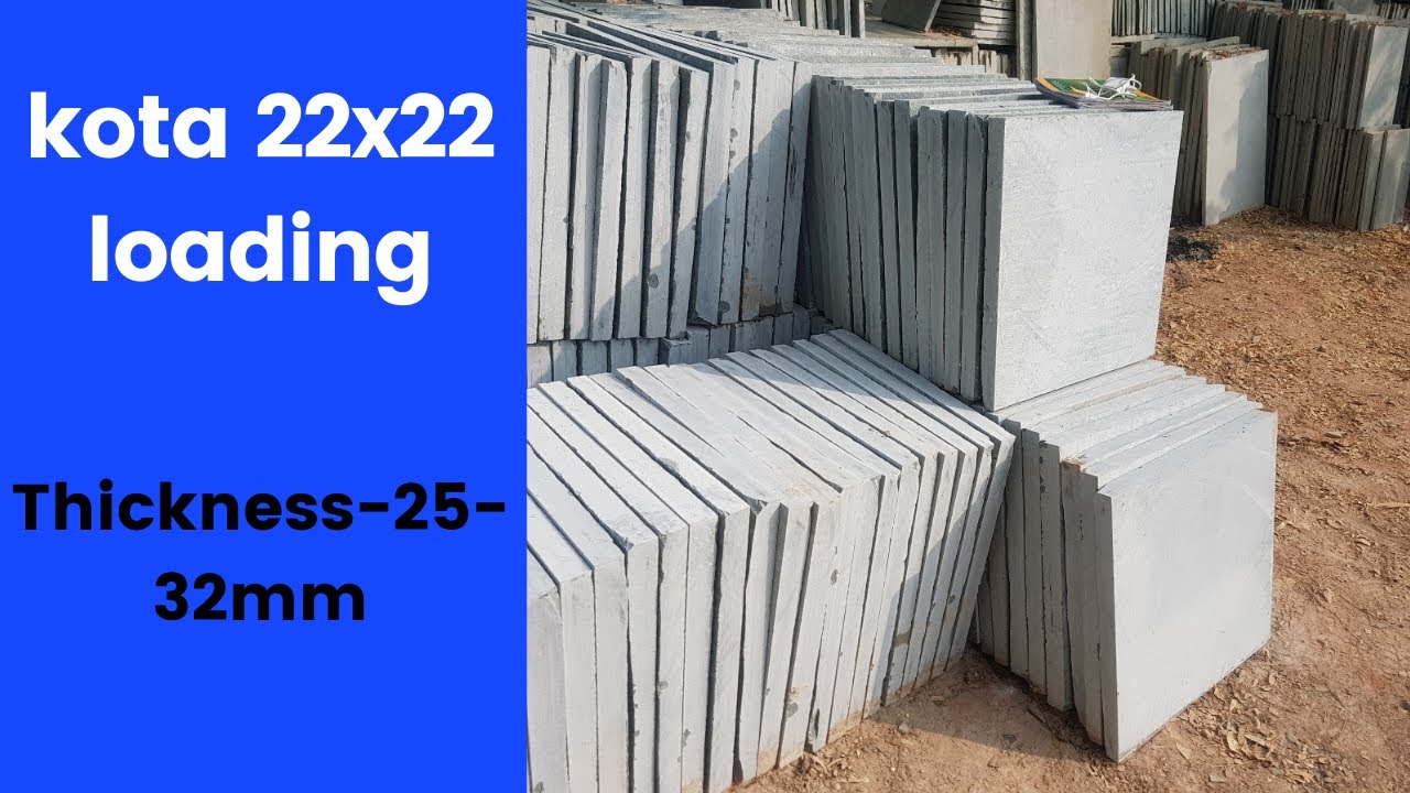 kota stone truck loading 22x22 | how to load kota stone in truck