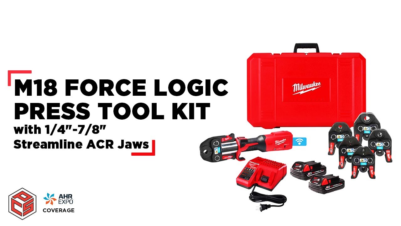 Milwaukee M18 FORCE LOGIC Press Tool Kit with 1/4