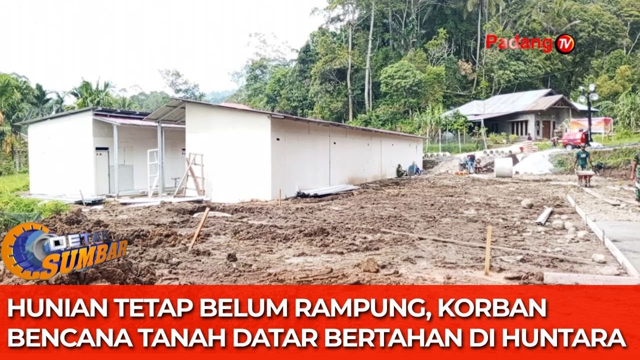 Di Tengah Trauma Bencana, Warga Tanah Datar Bertahan di Hunian Sementara