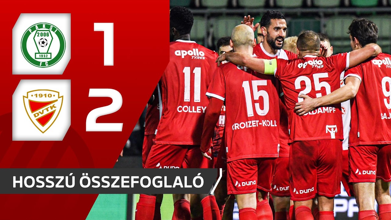 Fizz Liga: Paksi FC – DVTK 1–2 | hosszú összefoglaló