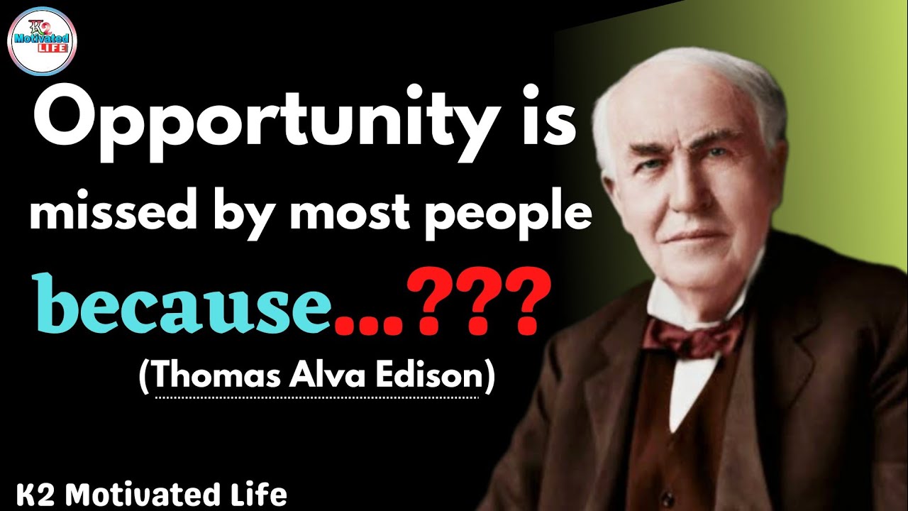 Students should watch this before sleeping | Quotes | Top 25 Thomas Edison Inspirational Quotes
