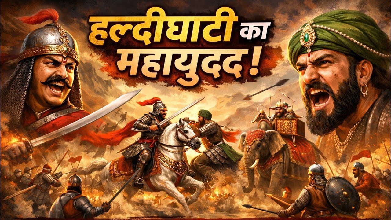 हल्दीघाटी युद्ध 1576: महाराणा प्रताप बनाम अकबर की सेना 
