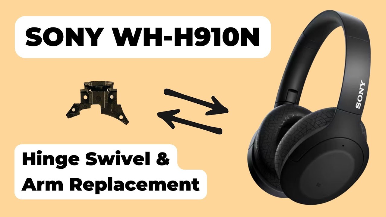 Сломанный шарнир на Sony WH-H910N РЕМОНТИРОВАН! Полное пошаговое руководство по ремонту