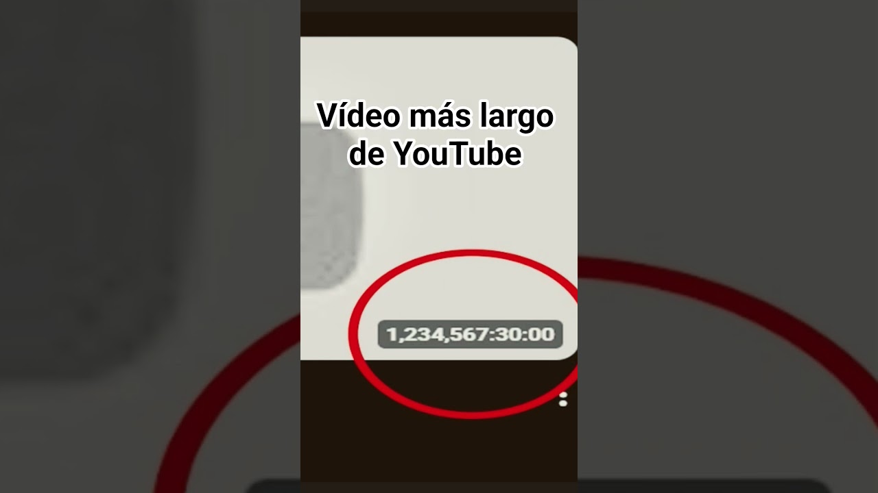 Vídeo más largo de YouTube 140 años