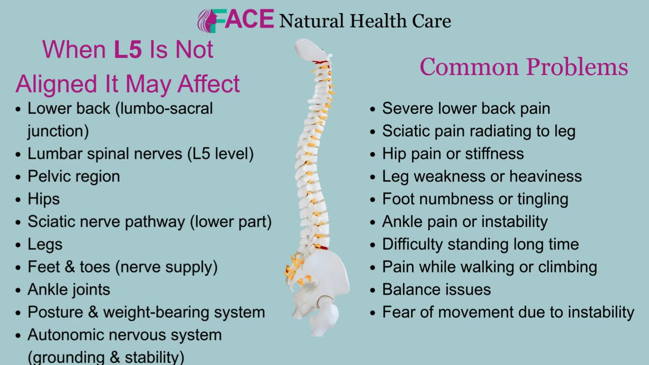 Lumbar 5 spine awareness video