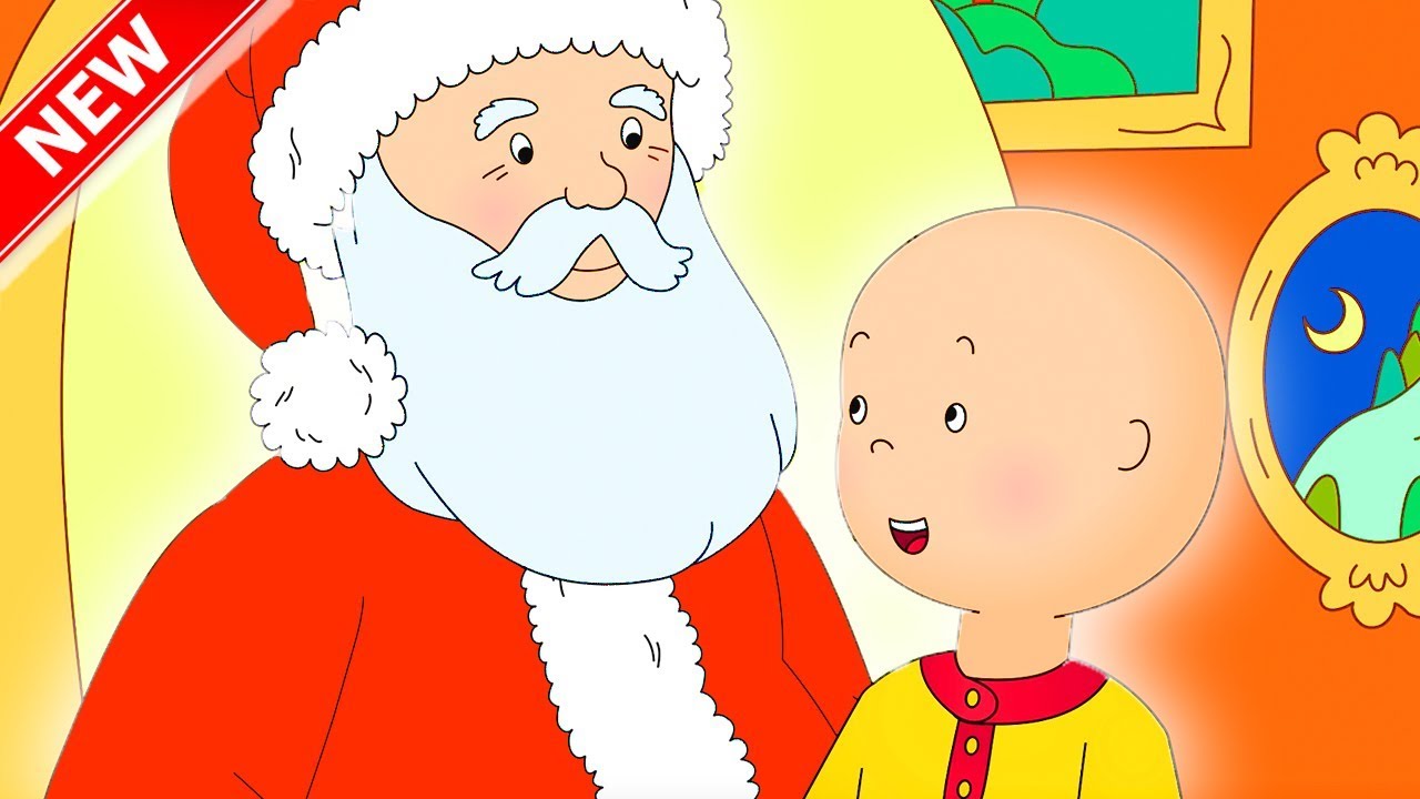 ★NEW★ 🎅 𝐶𝑎𝑖𝑙𝑙𝑜𝑢 𝑀𝑒𝑒𝑡𝑠 𝑆𝑎𝑛𝑡𝑎 🎅 Christmas Special | Caillou Videos For Kids