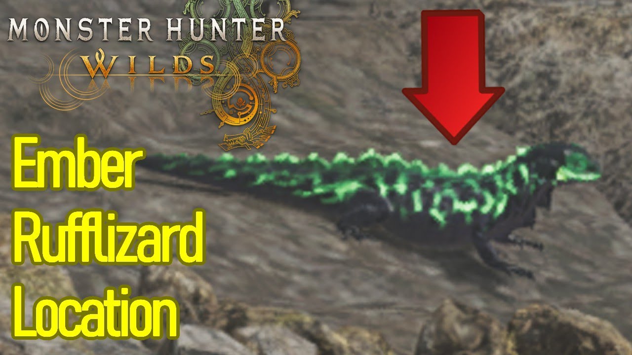 Monster Hunter Wilds Ember Rufflizard location guide, capture an Ember Rufflizard Dareel's Research