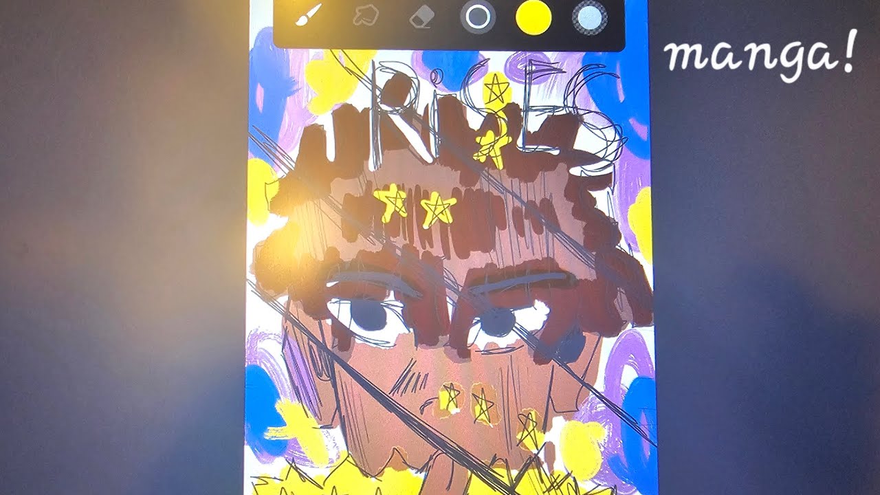 Создание обложки для манги!