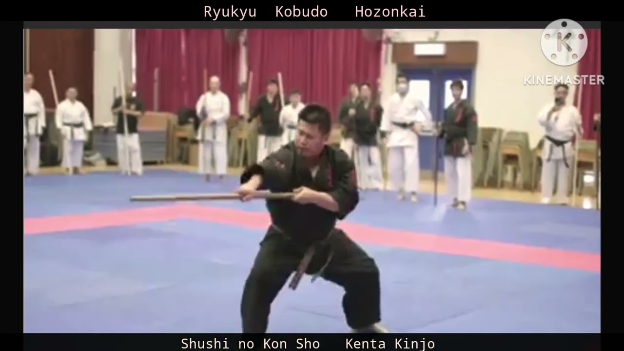 Kenta Kinjo Sensei . Shushi no Kon Sho . Ryukyu Kobudo Hozonkai .