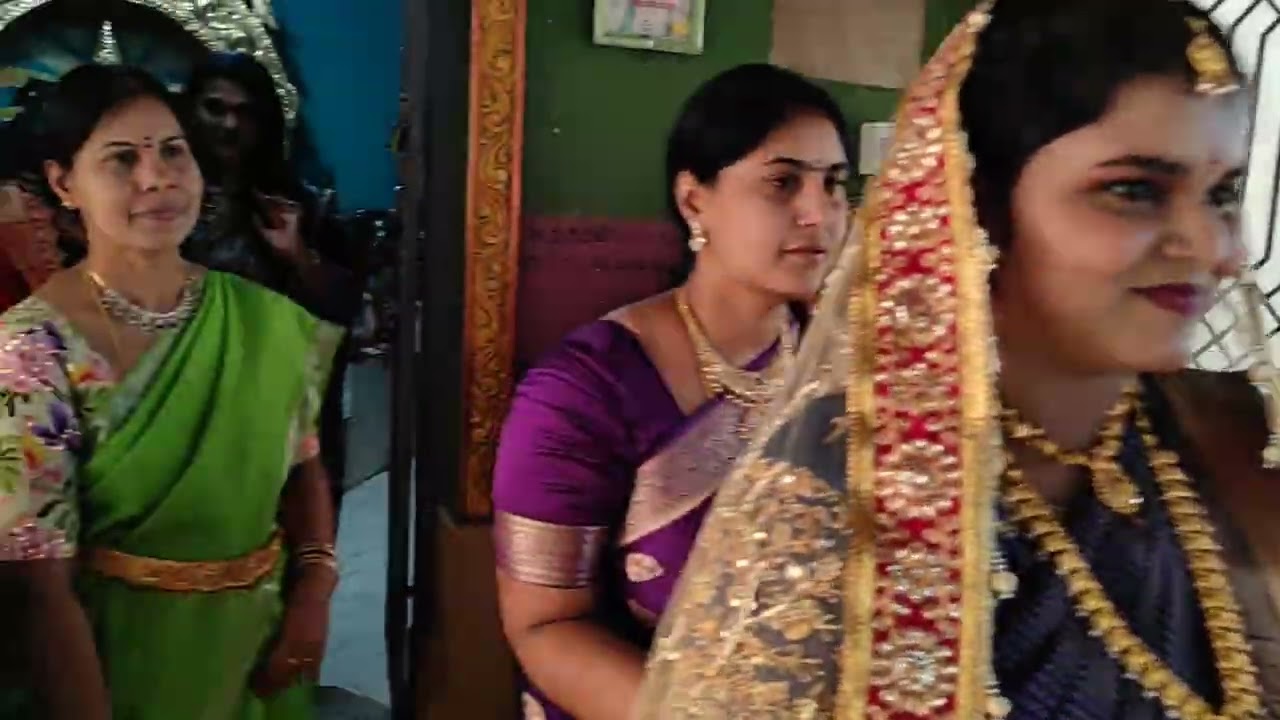 వధువు షర్మిలారెడ్డి కి గ్రాండ్ వెల్కమ్ చెప్పిన వరుడు మనోజ్ రెడ్డి, కొప్పవరం, 14-2-2025