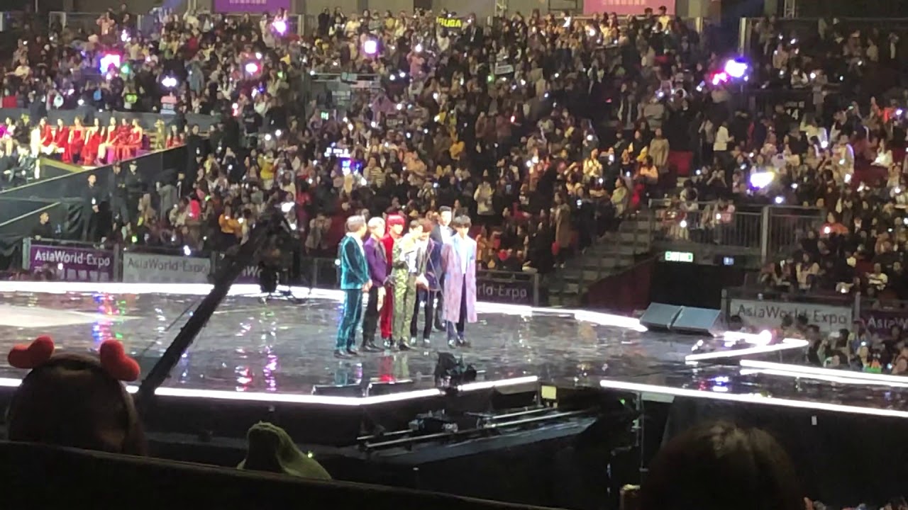 181214 FANCAM BTS ARTIST OF THE YEAR MAMA 2018