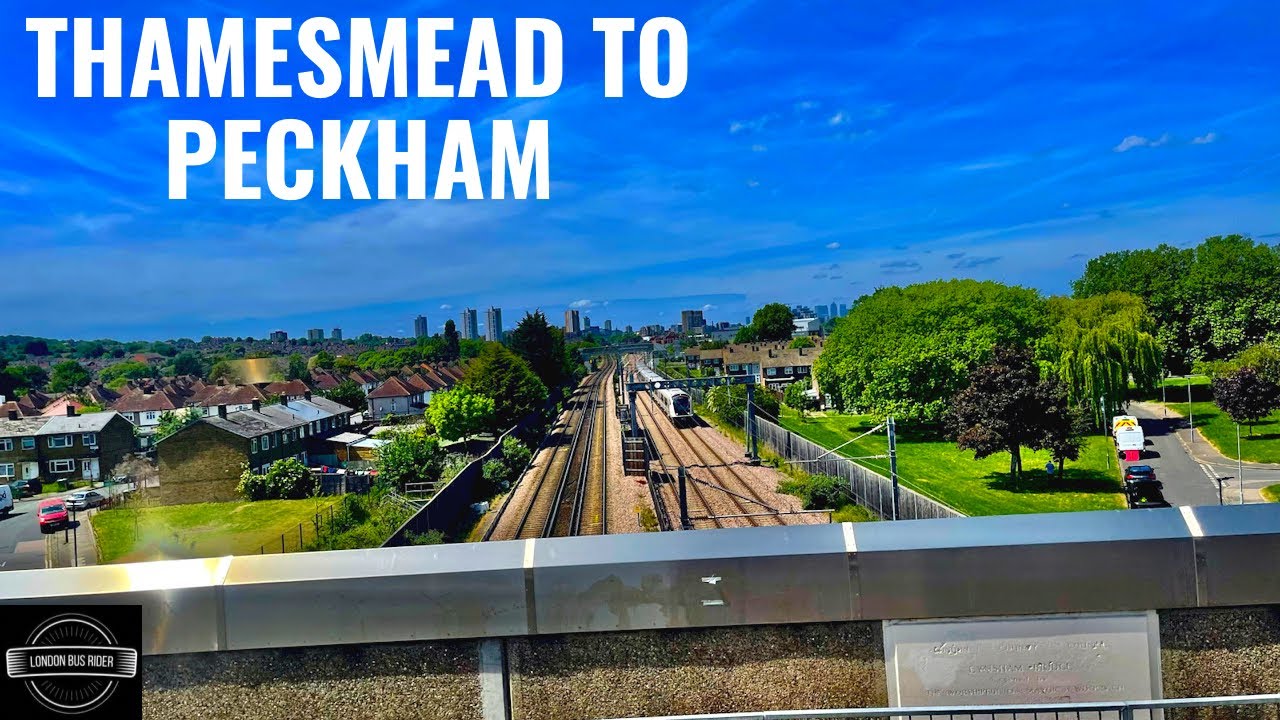 LONDON 4K I rode🚍177 through East London to Peckham Join me on board