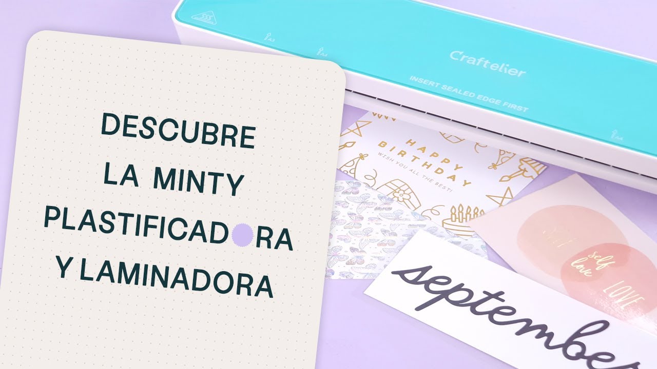 Minty Plastificadora y Laminadora de Foil 2 en 1 | Craftelier