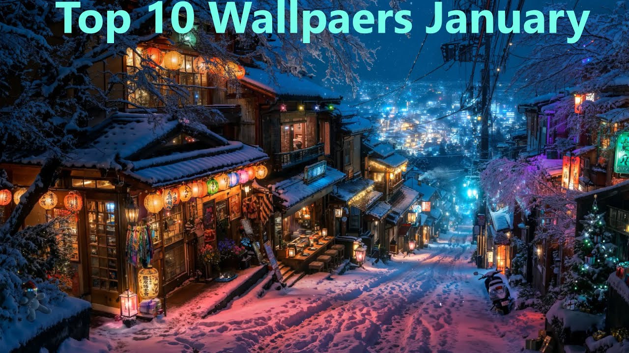 Top 10 Wallpapers | Wallpaper Engine | January