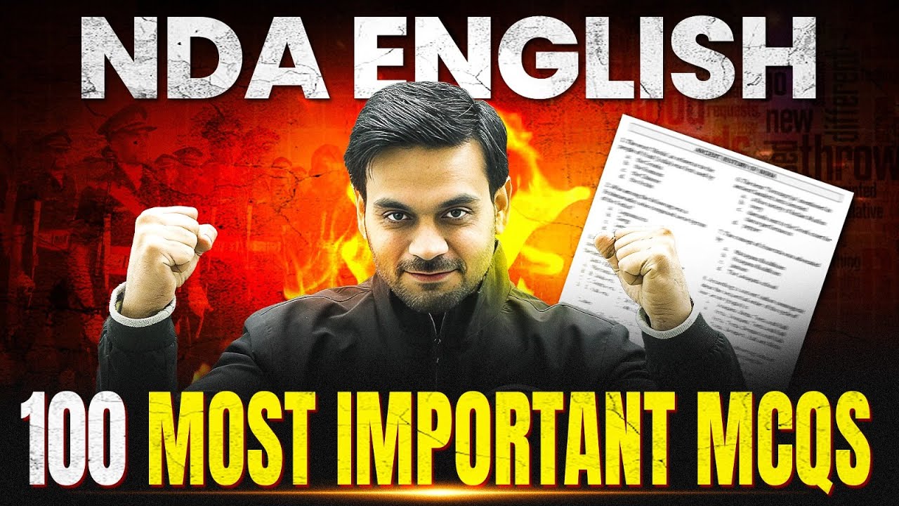 NDA English : NDA Most Important Questions for NDA Exam 🎯 | NDA 1,  2026| Defence Wallah | NDA 2026✅