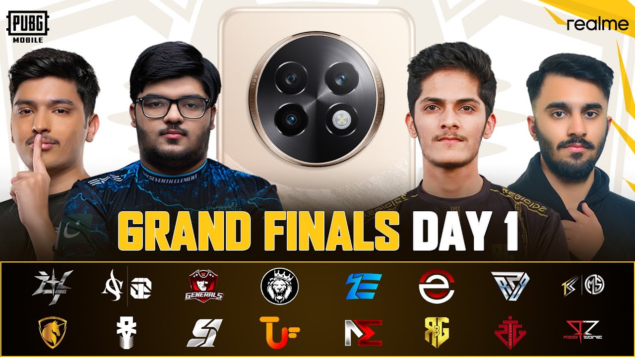Grand Finals Day 1 | PUBG Mobile realme Number 13 Tournament | #PUBGMobile  #SpeedtoVictory
