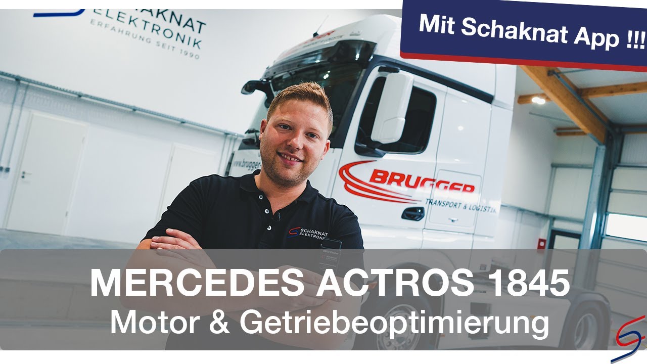 Motor & Getriebeoptimierung - Mercedes Benz Actros 1845